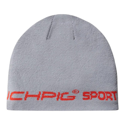 ICHPIG Sportsline Reversible Skull Beanie - Light Grey/Teal