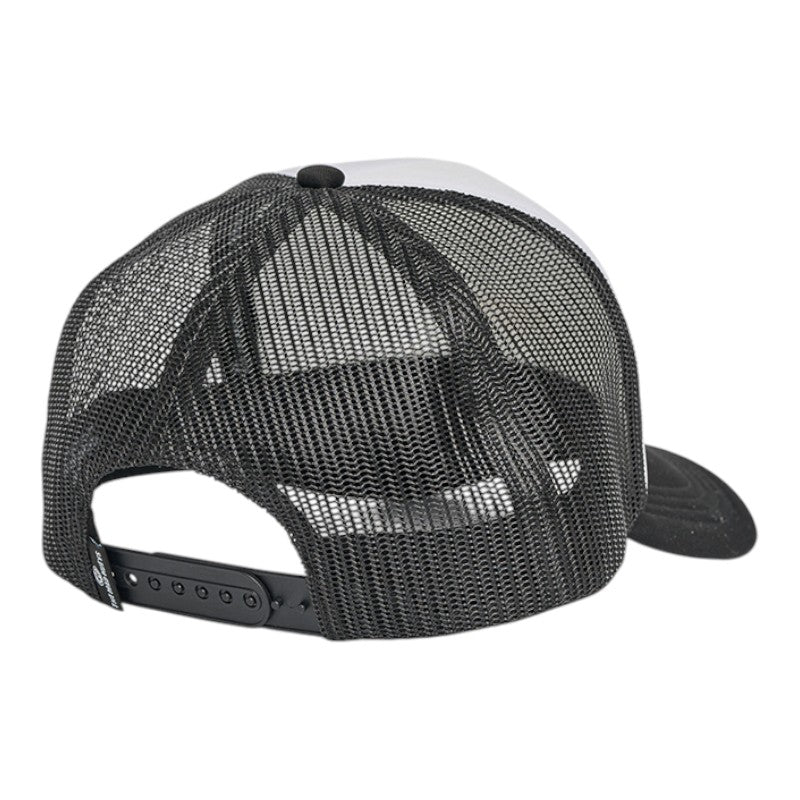 Mad Hueys Crop Captain Youth Trucker - White