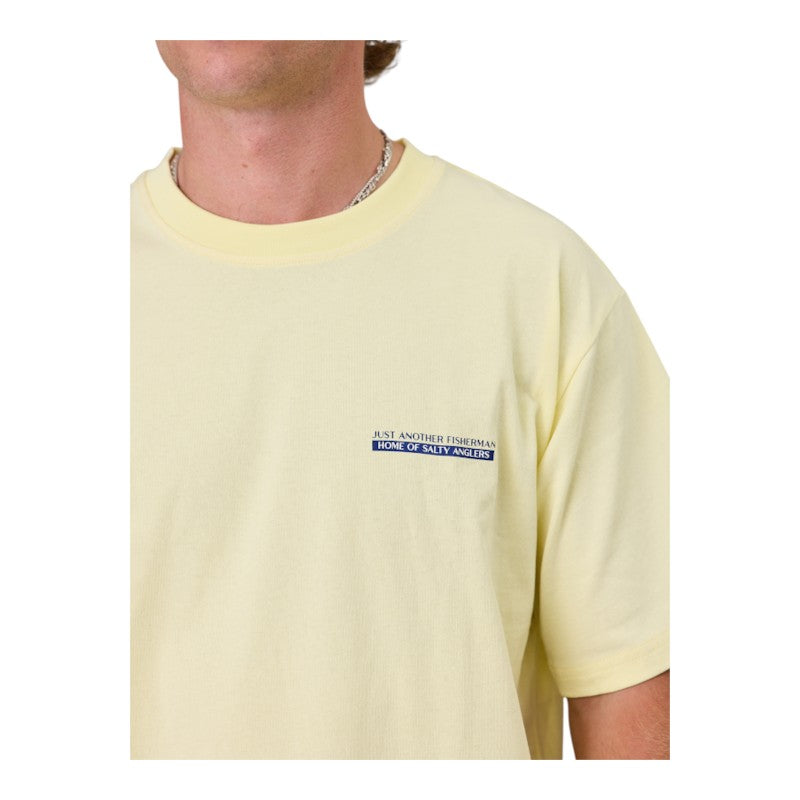 J.A.F Salty Anglers Sea Tee - Dawn Yellow