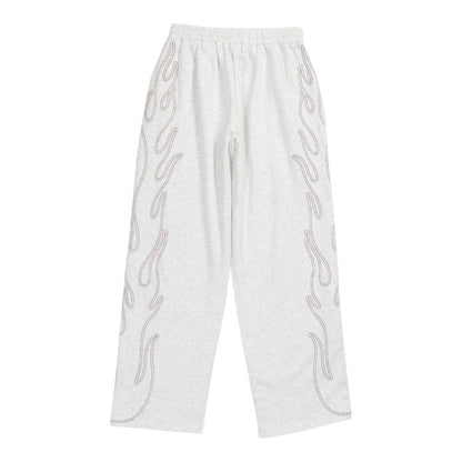Butter Goods Flame Fleece Pants - Ash