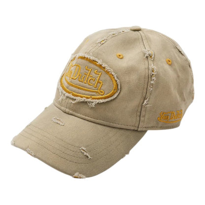 Von Dutch Destroyed Dad Cap - Khaki
