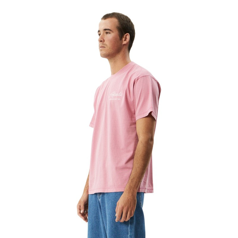 Afends Valentine Heavyweight Boxy Tee - Washed Marrakesh