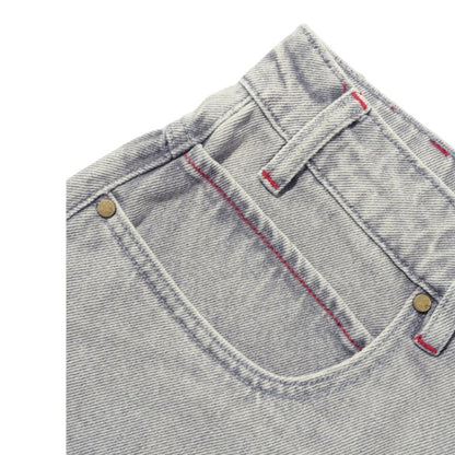 Butter Solar Fade Denim Jeans - Grey Wash