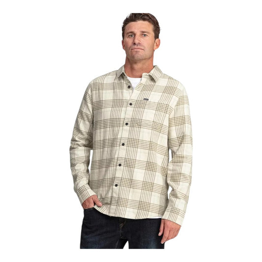 Volcom Caden Plaid Shirt - Dirty White