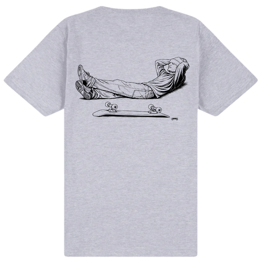 Cheapskates Laid Back Tee - Grey Marle
