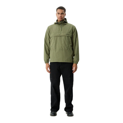Afends System Recycled Spray Anorak Jacket - Military