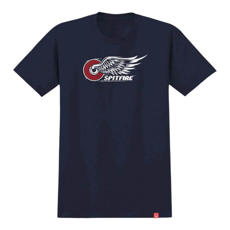 Spitfire Classic Wing Tee - Navy/Red/White