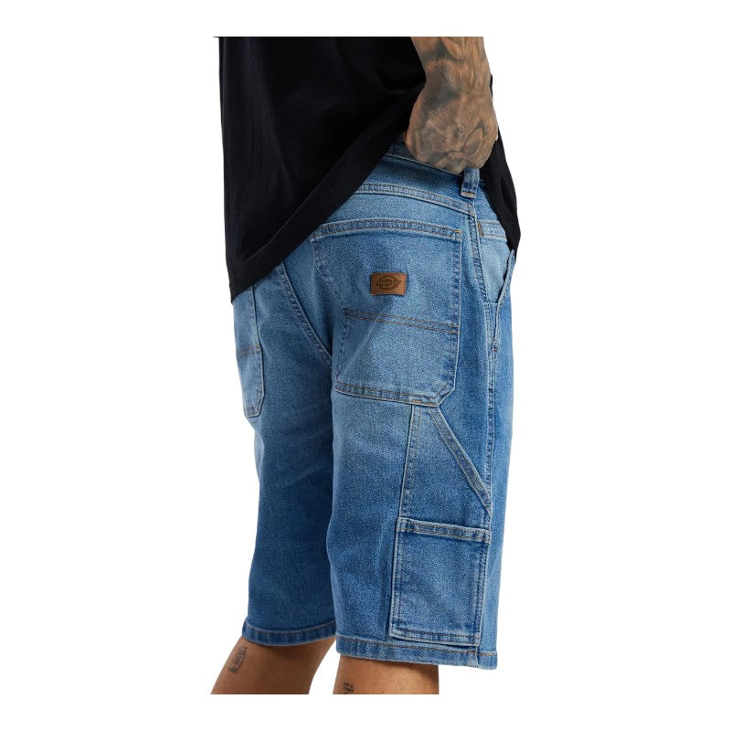 Dickies Relaxed Denim Utility Shorts 11" - Denim Light Wash
