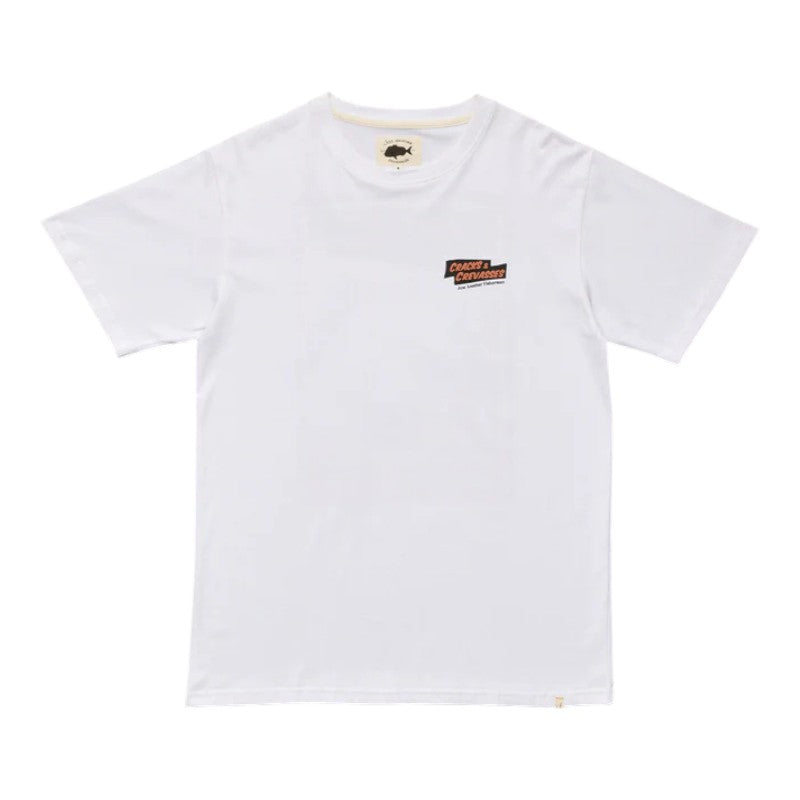 J.A.F Cracks & Crevasses Sea Tee - White
