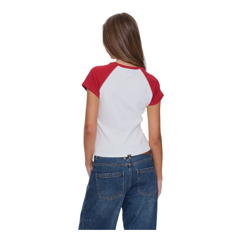 Thrills Never Better Raglan Club Tee - Dirty White