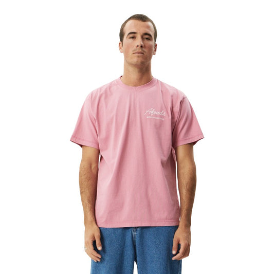 Afends Valentine Heavyweight Boxy Tee - Washed Marrakesh