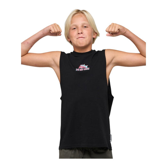 Mad Hueys Youth King Codzilla Muscle - Black