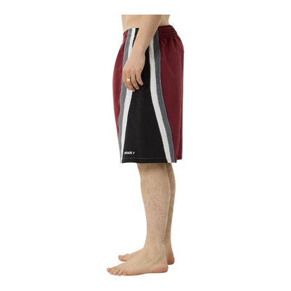 Afends Tallows Swim Short - Burgundy