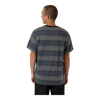 Thrills Heavy Times Stipe Tee - Light Petrol