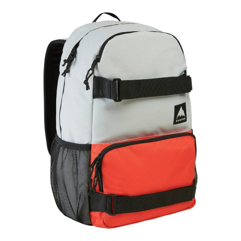 Burton Treble Yell 21L Backpack - Grey Cloud/Fiesta Red