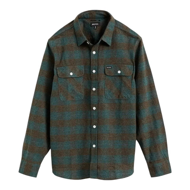 Brixton Bowery Flannel - Ocean
