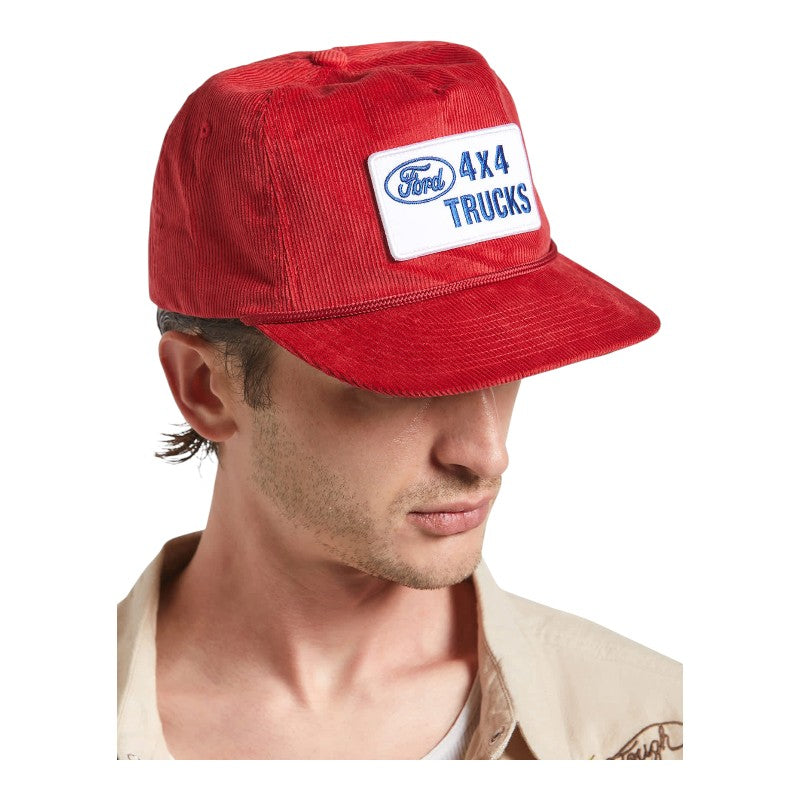 Brixton Ford 4X4 Snapback - Candy Apple Red