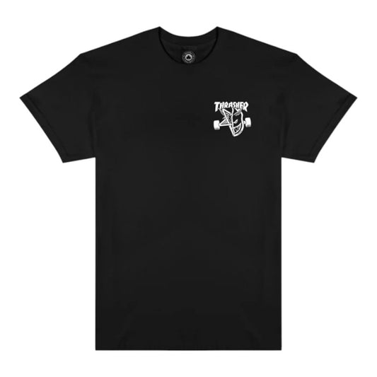 Thrasher X Spitfire Classic Swirl Tee - Black
