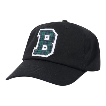 Butter Collegiate 6 Panel Cap - Black