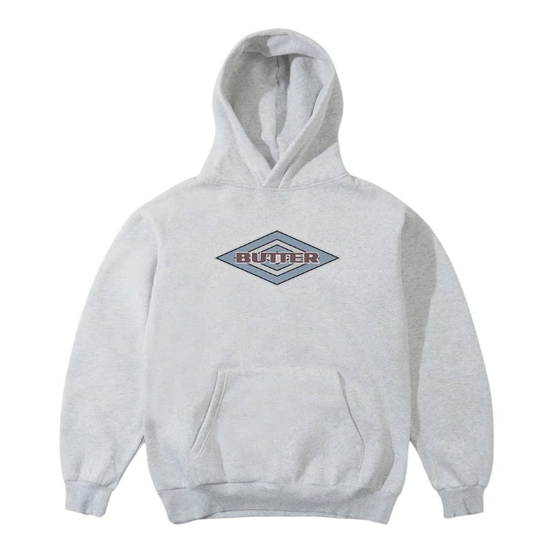 Butter Goods X Umbro Diamond Logo Hood - Ash