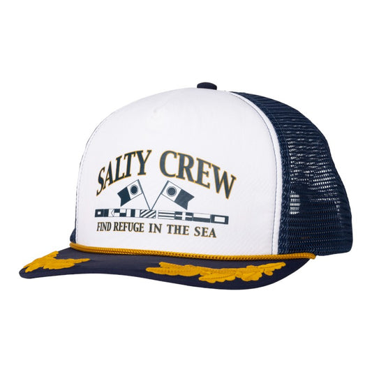 Salty Crew Yacht Club Trucker Cap - Midnight Navy