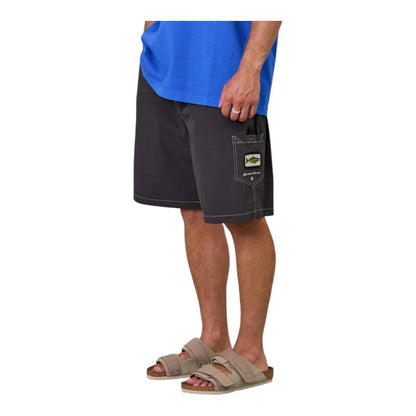 J.A.F Kahawai Boardshort - Charcoal