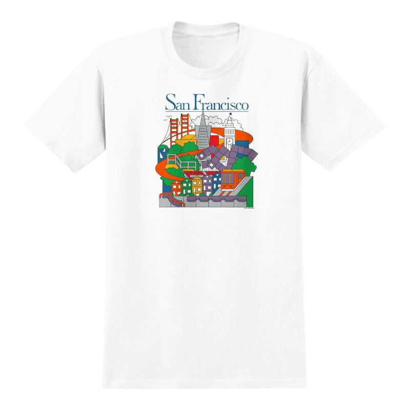 Real SF Travel Tee - White/Multi