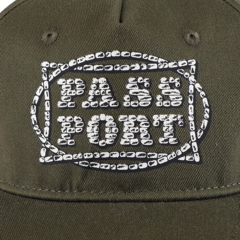 Passport Stone Circle Workers Cap - Olive