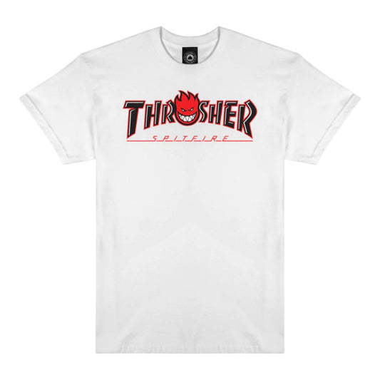 Thrasher X Spitfire Big Head Tee - White