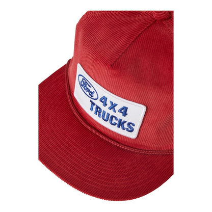 Brixton Ford 4X4 Snapback - Candy Apple Red