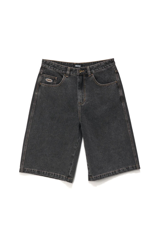 XLarge Baggy Bull Denim 91 Short - Washed Black