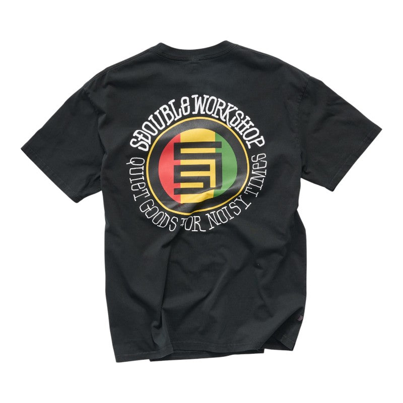 SDouble Quiet Dot Tee - Overdye Black