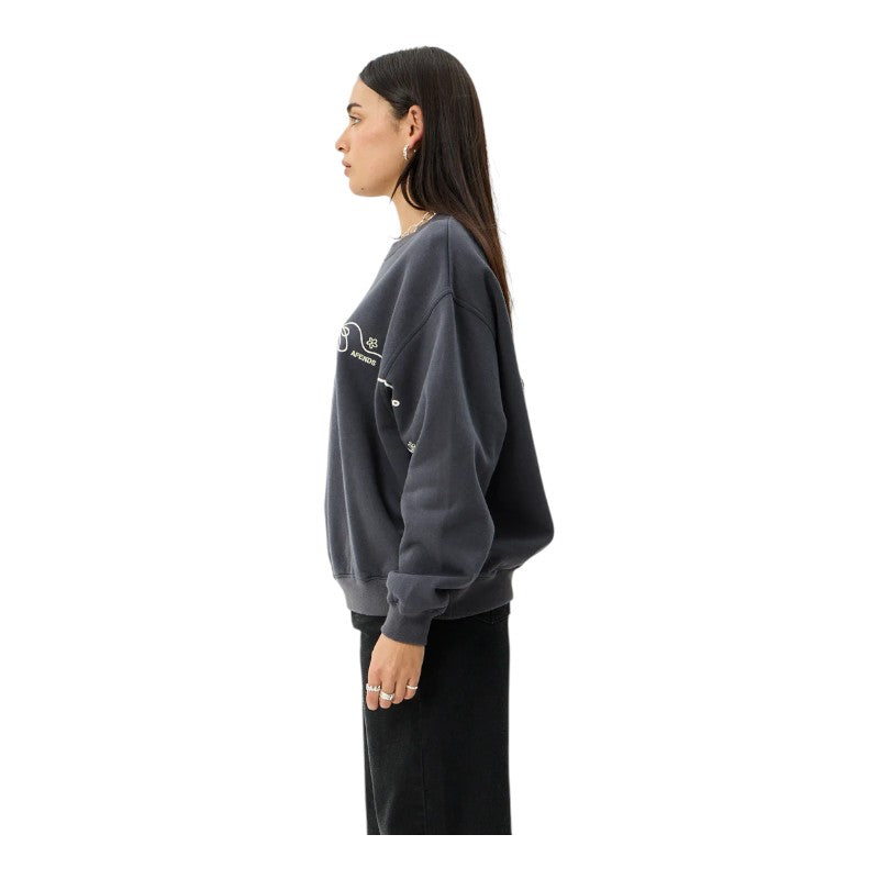 Afends Locket Crew - Charcoal