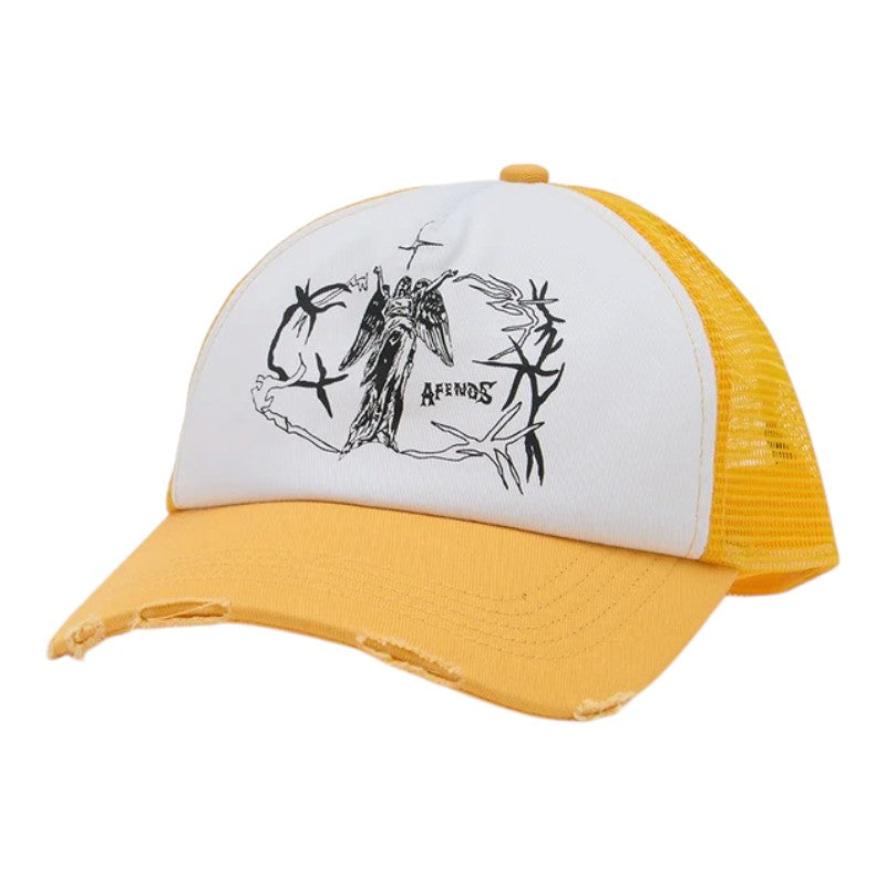 Afends Goddess Trucker Cap - Mango