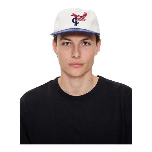 Thrills Double Down 5 Panel Cap - Heritage White/Guardian Navy