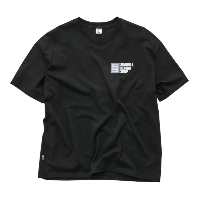 SDouble Painter Tee - Black