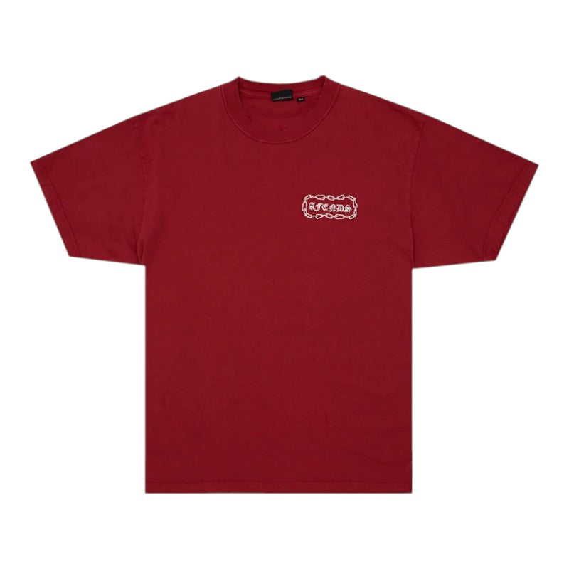 Afends Spiritual Heavyweight Boxy Tee - Vintage Ketchup