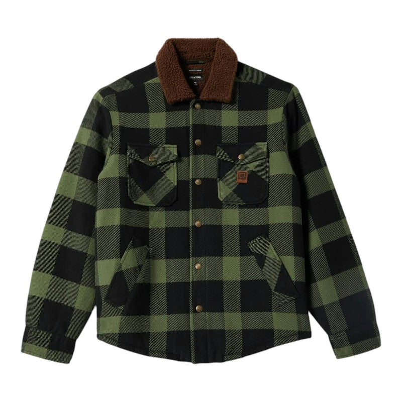 Brixton Durham Lined Jacket - Black/Wild Green
