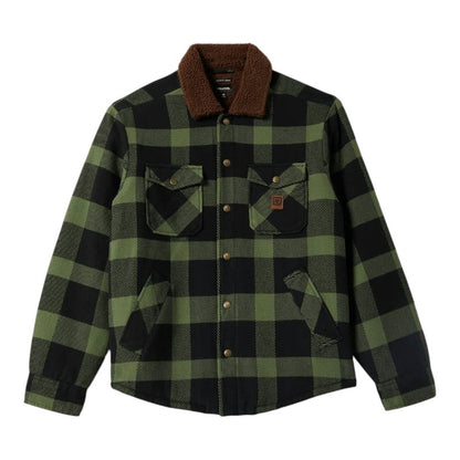 Brixton Durham Lined Jacket - Black/Wild Green