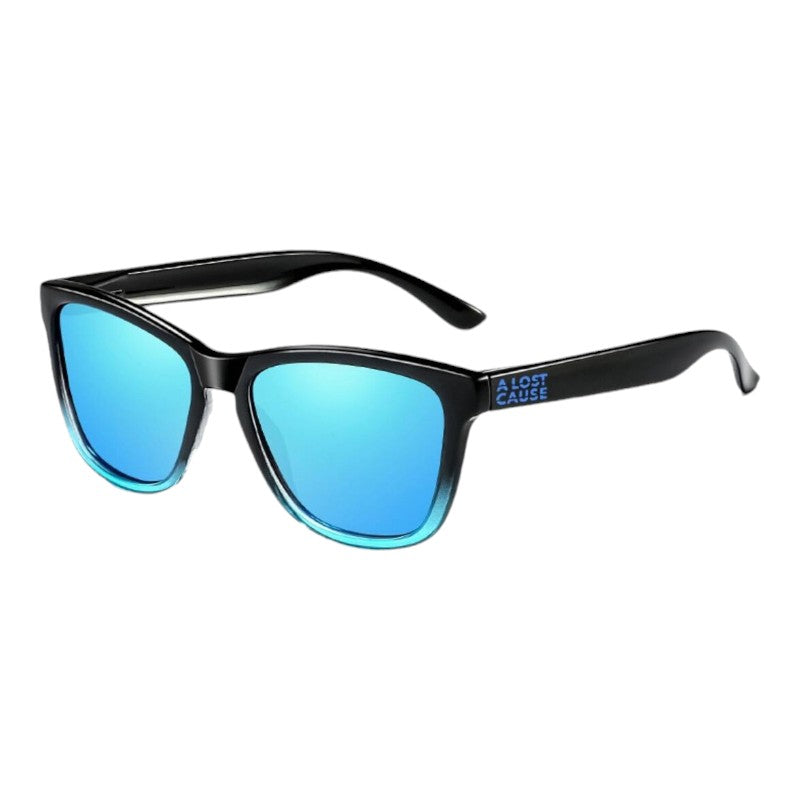 ALC Fade Sunglasses Polarized - Black/Clear/Blue