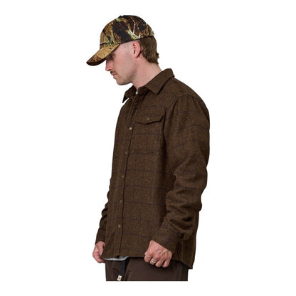 J.A.F Shoreman Snap Shirt - Brown Check