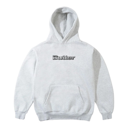 Butter Goods Alloy Logo Hood - Ash