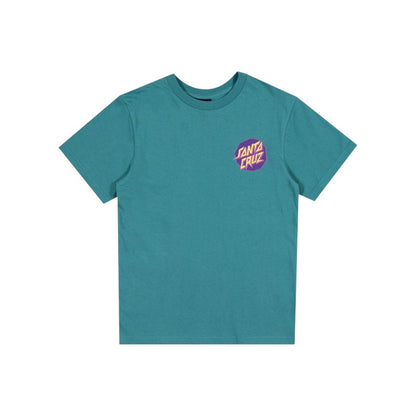 Santa Cruz Youth Meek Scratched Slasher Tee - Teal