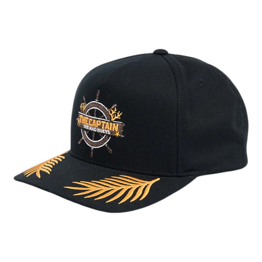Mad Hueys The Sea Captain Twill Snapback - Black