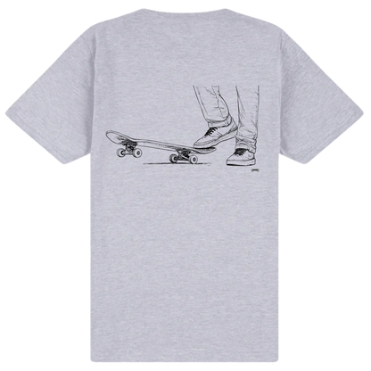 Cheapskates Go Again Tee - Grey Marle