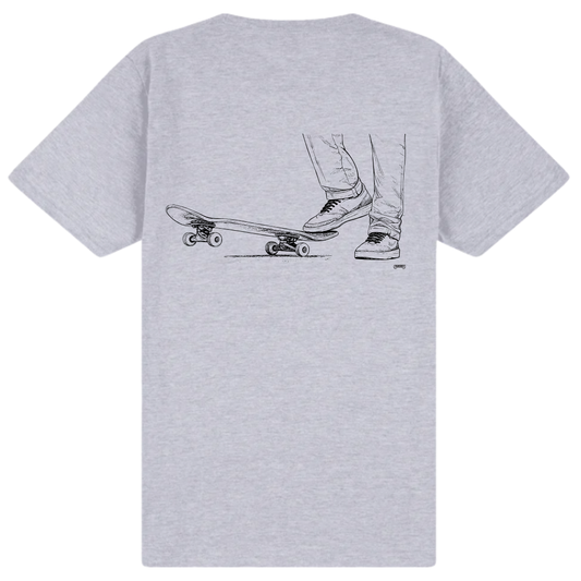 Cheapskates Go Again Tee - Grey Marle