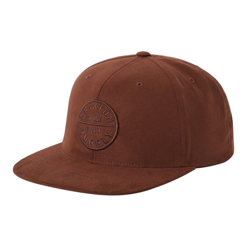 Brixton Oath III Snapback - Pinecone/Brown Suede