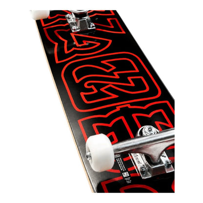 Globe G0 Heyman Complete - Black Dye/Red 8.0"