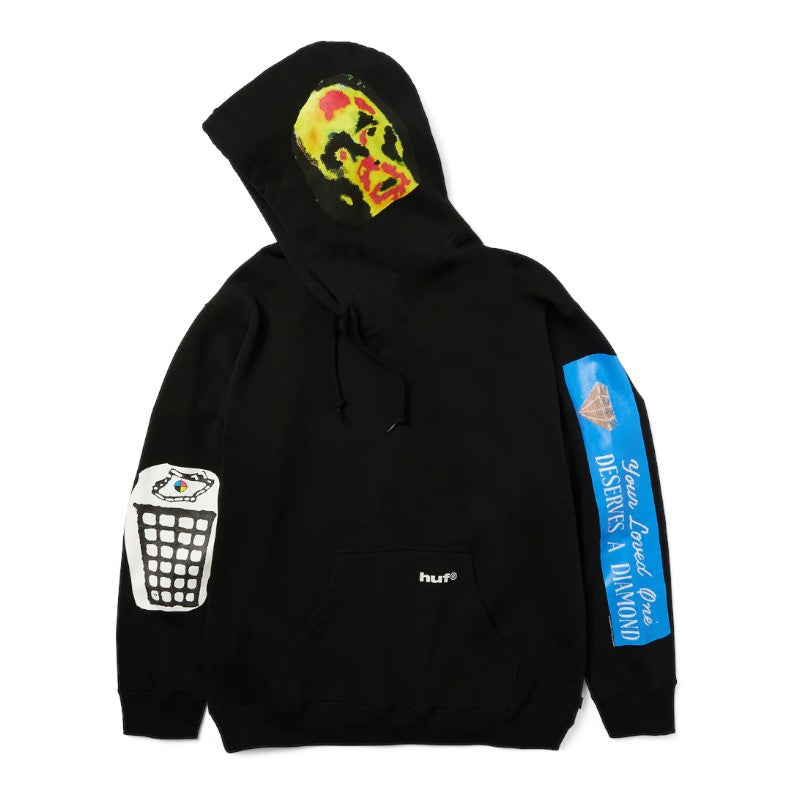 HUF Gimme The Loot Hood - Black