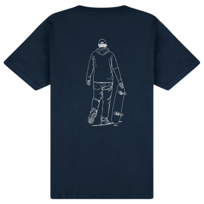 Cheapskates Walk Away Tee - Navy